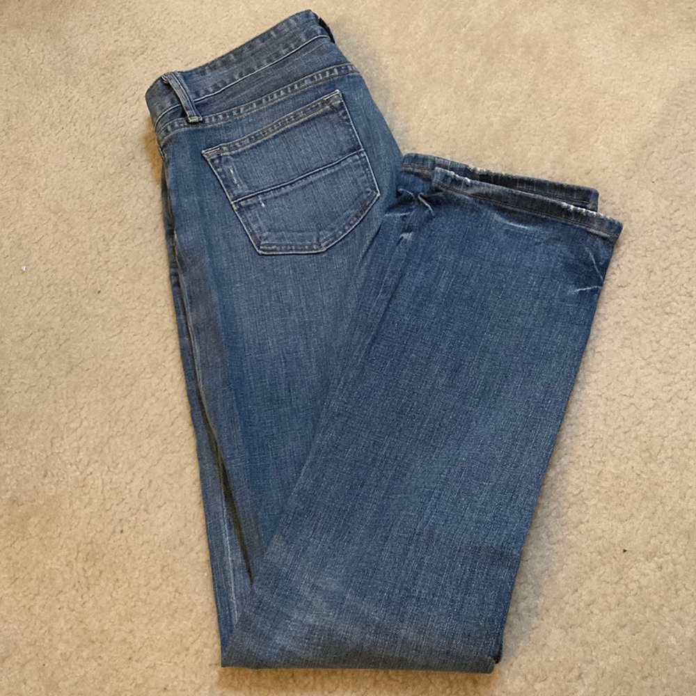 Gap, boyfriend fit, size 26/2, 33” inseam, 8” rise
